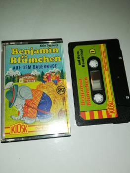 Benjamin Blümchen Folge 27 auf dem Bauernhof 4-fach Schwarz geschraubt Schwarz mit Grünen Cover 4.25478 CD