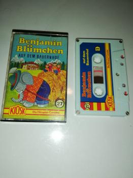 Benjamin Blümchen Folge 27 auf dem Bauernhof 5-fach Silber geschraubt Weiß mit Blauen Cover 4.27527 CD