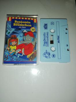 Benjamin Blümchen Folge 30 als Pilot Weiß mit Blauen Druck 4.27530 (Blaues Kioskcover)