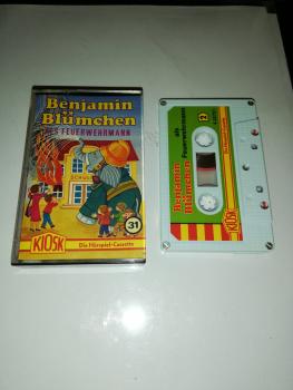 Benjamin Blümchen Folge 31 als Feuerwehrmann 5-fach Silber geschraubt Weiß mit Grünen Cover 4.25701 CD