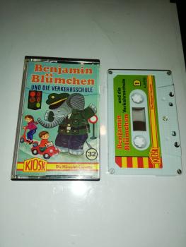 Benjamin Blümchen Folge 32 und die Verkehrsschule 5-fach Silber geschraubt Weiß mit Grünen Cover 4.27532/4.25702 CD