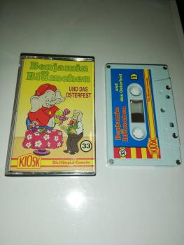 Benjamin Blümchen Folge 33 und das Osterfest 5-fach Silber geschraubt Weiß mit Blauen Cover 4.27533 CD Kiosk