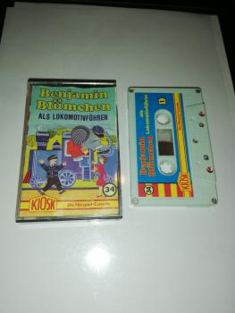 Benjamin Blümchen Folge 34 als Lokomotivführer 5-fach Silber geschraubt Weiß mit Blauen Cover 4.27534 CD