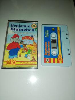 Benjamin Blümchen Folge 38 Der Zoo zieht um Weiß mit Blauen Cover 4.27538 Kiosk