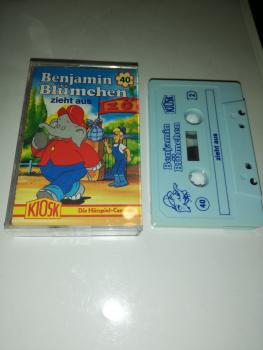Benjamin Blümchen Folge 40 Zieht aus Weiß mit Blauen Druck (Rot Gelbes Kioskcover) Der Grüne Punkt