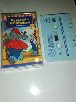 Benjamin Blümchen Folge 40 Zieht aus Weiß mit Blauen Druck 4.27540 (Blaues Kioskcover)