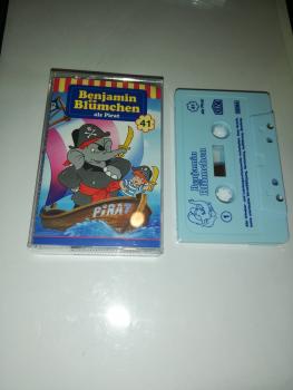 Benjamin Blümchen Folge 41 als Pirat Weiß mit Blauen Druck 4.27541 (Blaues Kioskcover)