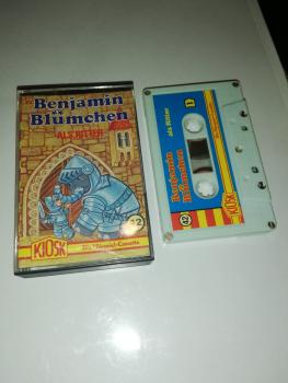Benjamin Blümchen Folge 42 als Ritter 5-fach Silber geschraubt Weiß mit Blauen Cover 4.27542 CD