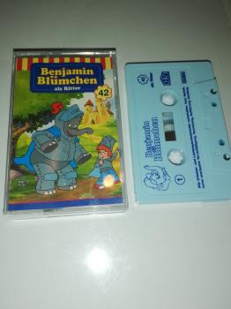 Benjamin Blümchen Folge 42 als Ritter Weiß mit Blauen Druck 4.27542 (Blaues Kioskcover)