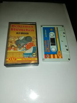 Benjamin Blümchen Folge 44 als Bäcker 5-fach Silber geschraubt Weiß mit Blauen Cover 4.27544 CD