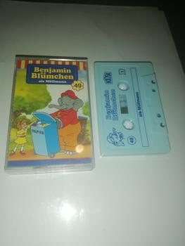Benjamin Blümchen Folge 49 als Müllmann Weiß mit Blauen Druck 4.27549 (Blaues Kioiskcover)