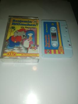 Benjamin Blümchen Folge 56 als Reporter Weiß mit Blauen Cover 4.27556