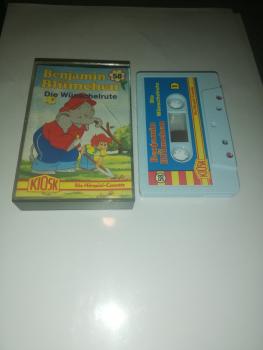 Benjamin Blümchen Folge 58 Die Wünschelrute Weiß mit Blauen Cover 4.27558