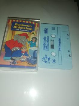 Benjamin Blümchen Folge 63 Der Computer Weiß mit Blauen Druck 4.27563 (Blaues Kioskcover)