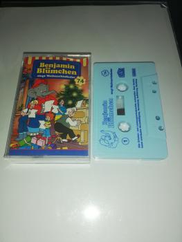 Benjamin Blümchen Folge 74 singt Weihnachtslieder Weiß mit Blauen Druck 4.27574 (Blaues Kioskcover)