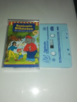 Benjamin Blümchen Folge 75 Der geheimnisvolle Brief Weiß mit Blauen Cover 4.27575 (Blaues Kioskcover)
