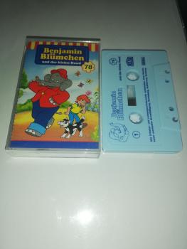 Benjamin Blümchen Folge 78 und der kleine Hund Weiß mit Blauen Druck 4.27578 (Blaues Kioskcover)