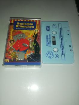 Benjamin Blümchen Folge 81 Das Geheimnis der Tempelkatze Weiß mit Blauen Druck 4.27581 (Blaues Kioskcover)