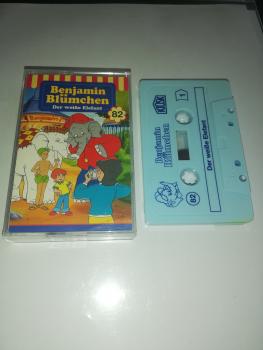 Benjamin Blümchen Folge 82 Der Weiße Elefant Weiß mit Blauen Druck 4.27582 (Blaues Kioskcover)