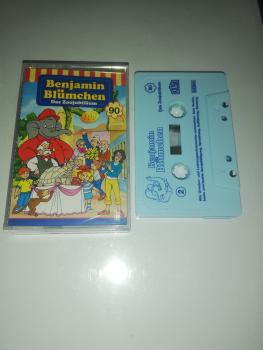 Benjamin Blümchen Folge 90 Das Zoojubiläum Weiß mit Blauen Druck 4.27590 (Blaues Kioskcover)