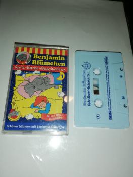 Benjamin Blümchen Gute-Nacht-Geschichten Folge 1 Weiß mit Blauen Druck Kiddinx 4.27011