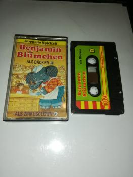 Benjamin Blümchen Club Edition 4-fach Schwarz geschraubt als Bäcker/als Zirkusclown Schwarz mit Grünen Cover 19 394 6 Kiosk