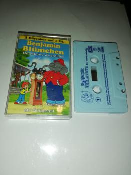 Benjamin Blümchen Club Edition Der kleine Ausreißer/als Gespenst Weiß mit Blauen Druck 47 186 2(leicht beschrieben)