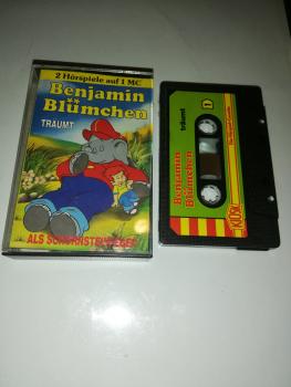 Benjamin Blümchen 2 Hörspiele af 1 MC Club Edition träumt/als Zirkusclown Schwarz mit Grünen Cover 74 158 7 Kiosk