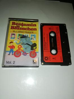Benjamin Blümchen Sonocord Vol.2 als Briefträger 5-fach Silber geschraubt Schwarz mit Roten Cover 31 274-4