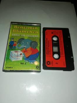 Benjamin Blümchen Sonocord Vol.2 kriegt ein Geschenk 4-fach Schwarz geschraubt Schwarz mit Roten Cover 31 645-5 (leicht beschrieben)