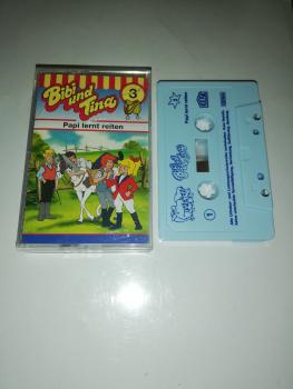 Bibi und Tina Folge 3 Papi lernt reiten Weiß mit Blauen Druck 4.27103 (Blaues Kioskcover)