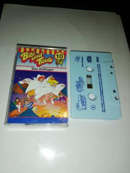 Bibi und Tina Folge 10 Das Zeltlager Weiß mit Blauen Druck 4.27110