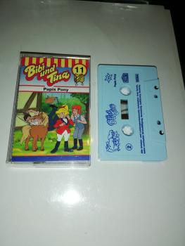 Bibi und Tina Folge 11 Papis Pony Weiß mit Blauen Druck 4.27111 (Blaues Kioskcover)