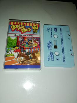 Bibi und Tina Folge 17 Das Herbst-Turnier Weiß mit Blauen Druck 4.27117 (Blaues Kioskcover)