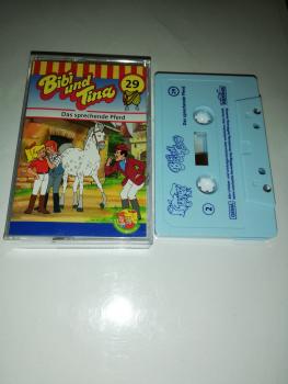 Bibi und Tina Folge 29 Das sprechende Pferd Weiß mit Blauen Druck 4.27129 Kiddinx