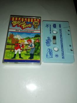 Bibi und Tina Folge 38 Der Glücksbringer Weiß mit Blauen Druck 4.27138