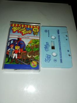 Bibi und Tina Folge 42 Die Superponys Weiß mit Blauen Druck 4.27142 Kiddinx