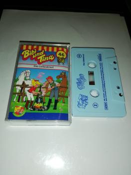 Bibi und Tina Folge 46 Das Liebeskraut Weiß mit Blauen Druck 4.27146 Kiddinx