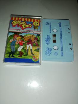 Bibi und Tina Folge 47 Die Schnitzeljagd-Falle Weiß mit Blauen Druck 4.27147 Kiddinx