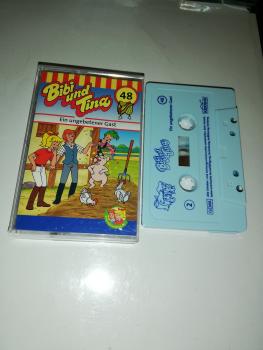 Bibi und Tina Folge 48 Ein ungebetener Gast Weiß mit Blauen Druck 4.27148 Kiddinx