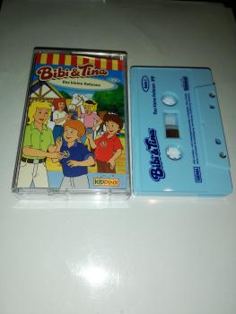 Bibi und Tina Folge 77 Das kleine Hufeisen Weiß mit Blauen Druck 4.27177 Kiddinx