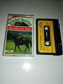 Reiterhof Dreililien Folge 9 Wir lieben die Natur Schwarz mit Gelben Cover 843 498-4 (Weiß Rotes Cover) Karussell