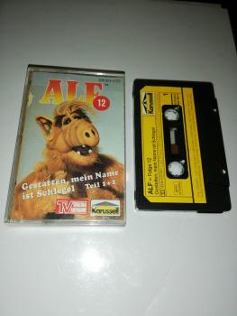 Alf Folge 12 Gestatten mein Name ist Schlegel Teil 1+2 Schwarz mit Gelben Aufkleber 835 864-4 Karussell