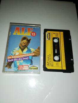Alf Folge 13 Der Schönheitswettbewerb/Reif für die Insel Schwarz mit Gelben Aufkleber 837 508-4 Karussell