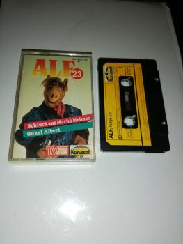 Alf Folge 23 Schluckauf Marke Melmac/ Onkel Albert Schwarz mit Gelben Aufkleber 841307-4 Karussell