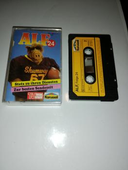 Alf Folge 24 Stets zu ihren Diensten/ Zur besten Sendezeit Schwarz mit Gelben Aufkleber 841 308-4 Karussell