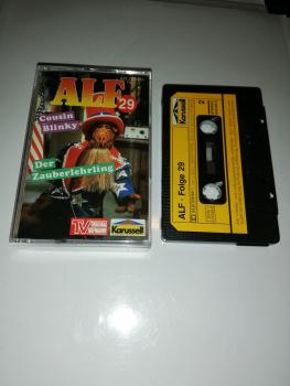 Alf Folge 29 Cousin Blinky/ Der Zauberlehrling Schwarz mit Gelben Aufkleber 843233-4 Karussell