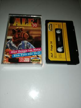 Alf Folge 30 Der Zeuge im Netz/ Ein Fall für Drei Schwarz mit Gelben Aufkleber 843234-4 Karussell