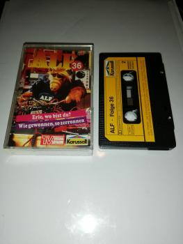 Alf Folge 36 Eric. wo bist du?/ Wie gewonnen. so zerronnen Schwarz mit Gelben Aufkleber 849 164-4 Karussell