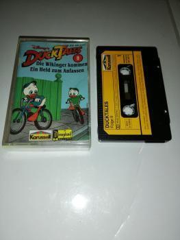 Duck Tales Folge 9 Die Wikinger kommen/ Ein Held zum Anfassen Schwarz mit Gelben Aufkleber 839 489-4 Karussell